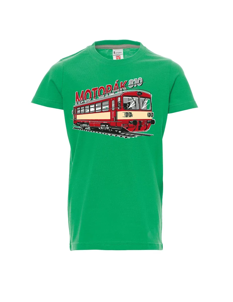 Grünes Kinder T-Shirt Autozug 810