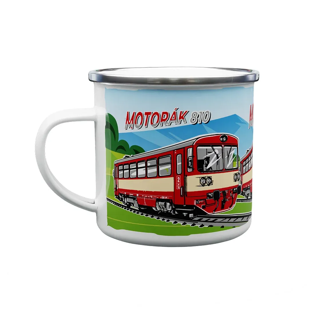 Emaille-Tasse Autozug 810 330 ml