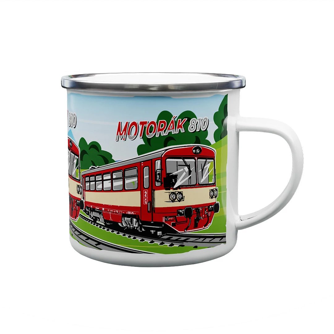 Emaille-Tasse Autozug 810 330 ml