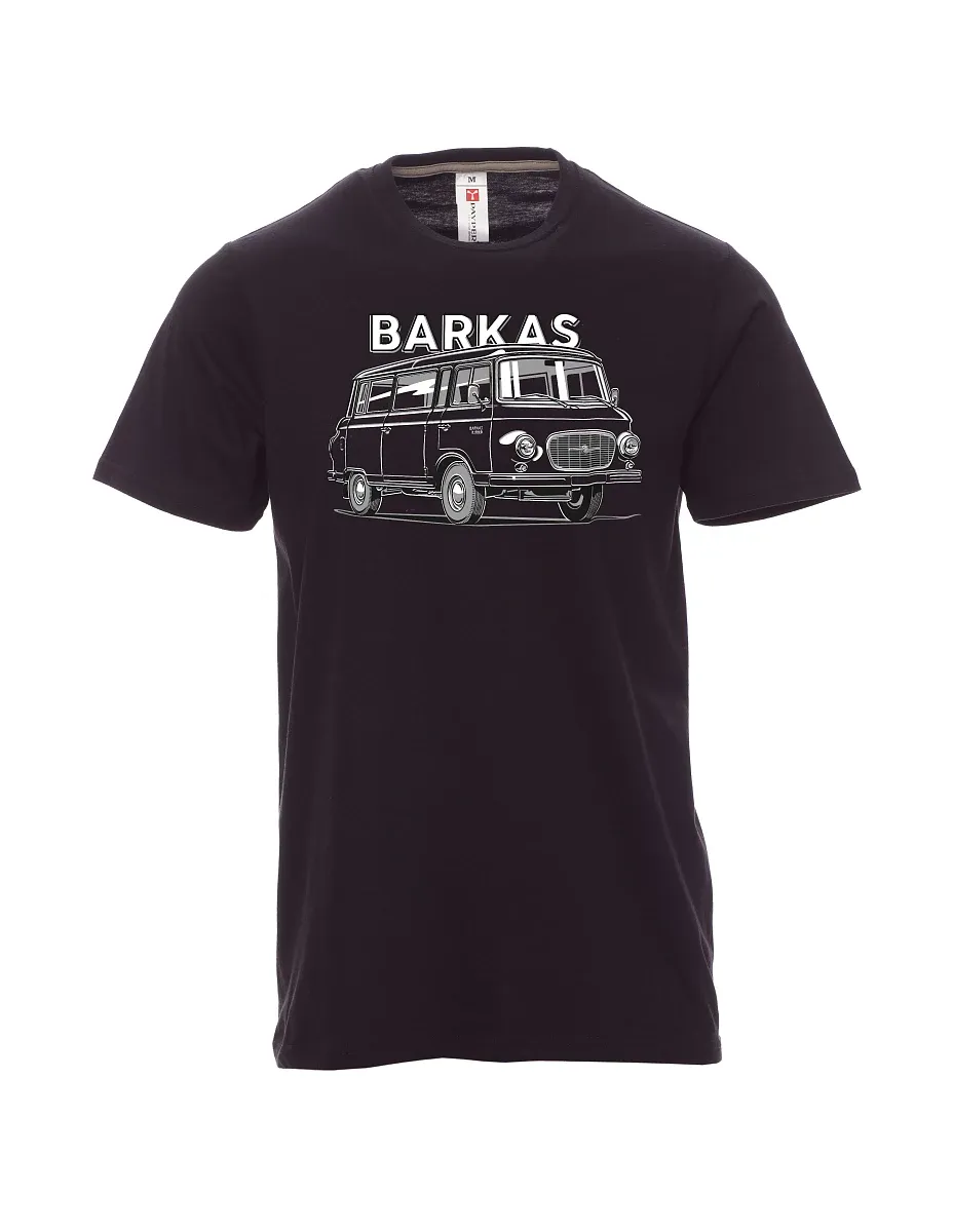 Schwarzes T-Shirt für Männer Barkas B1000