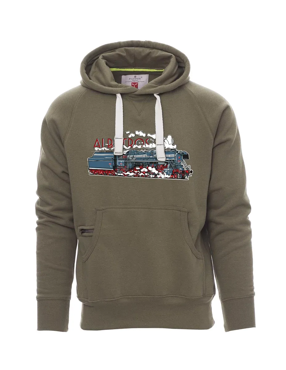 Khaki Sweatshirt für Männer Lokomotive Albatros