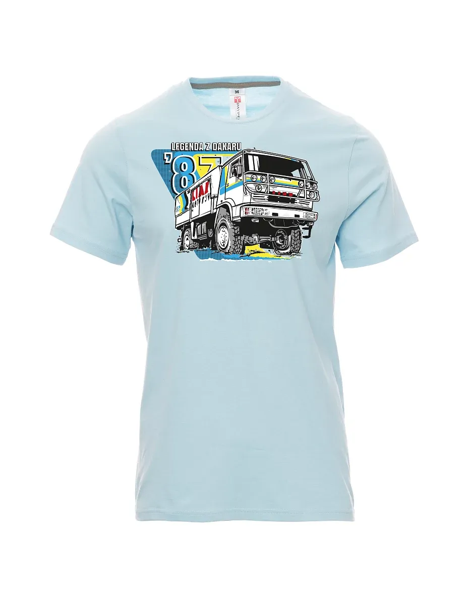 Blassblaues T-Shirt für Männer Liaz aus dakar 1987