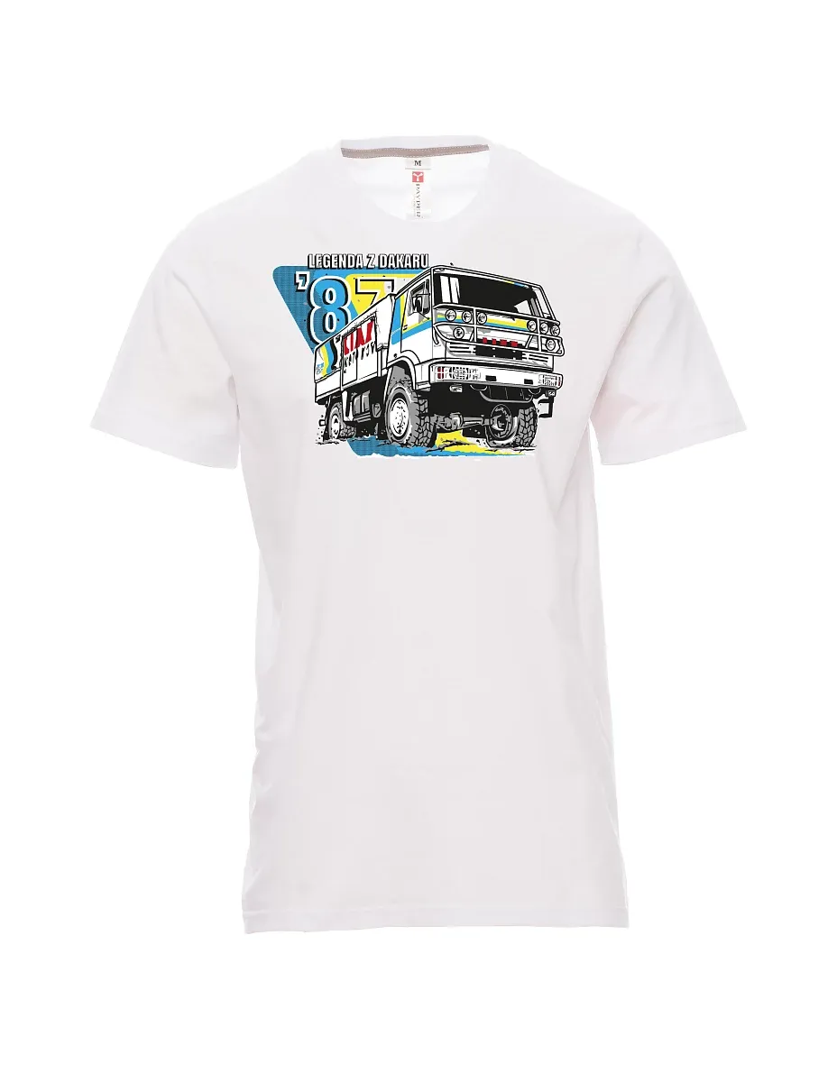Weißes T-Shirt für Männer Liaz aus dakar 1987