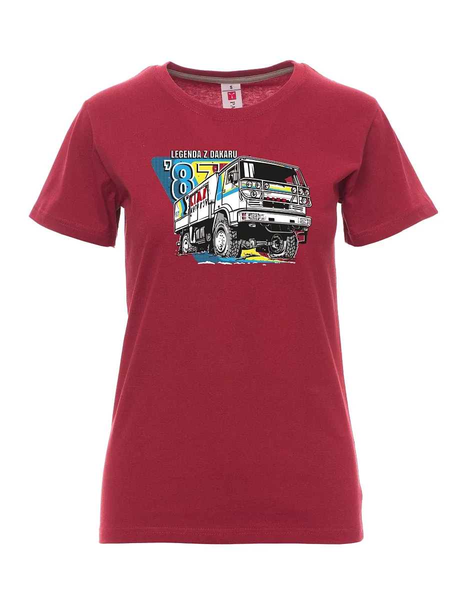Bordeaux T-Shirt für Damen Liaz aus Dakar 1987