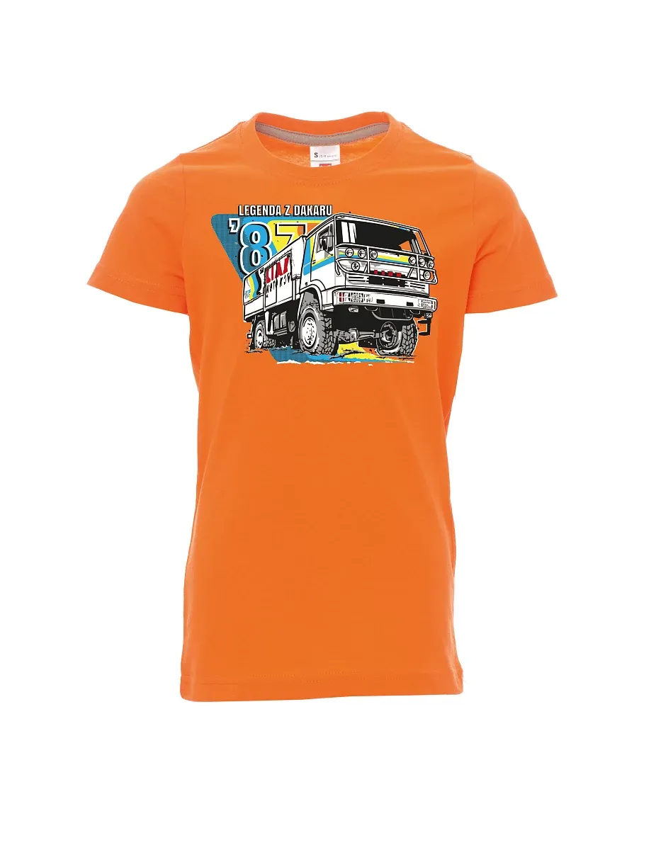 Orange Kinder T-Shirt Liaz aus Dakar 1987