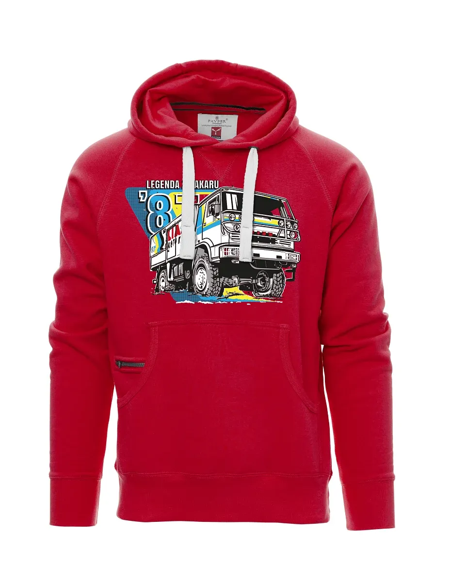 Rotes Sweatshirt für Männer Liaz aus Dakar 1987