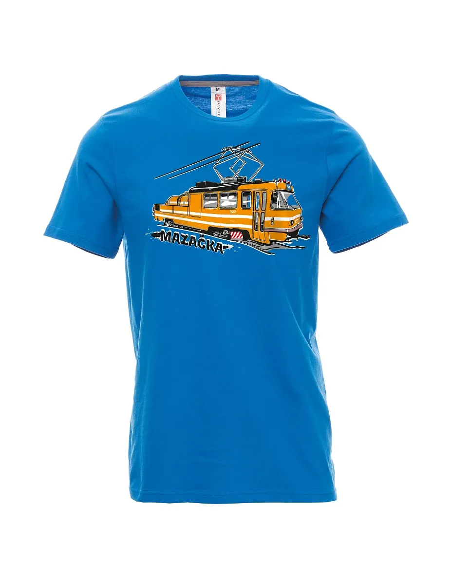 Hellblaues T-Shirt für Männer Schmiertram