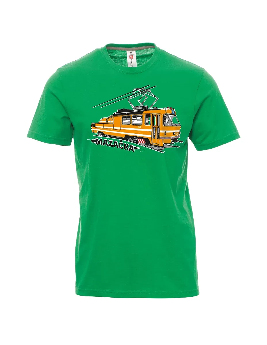 Grünes T-Shirt für Männer Schmiertram