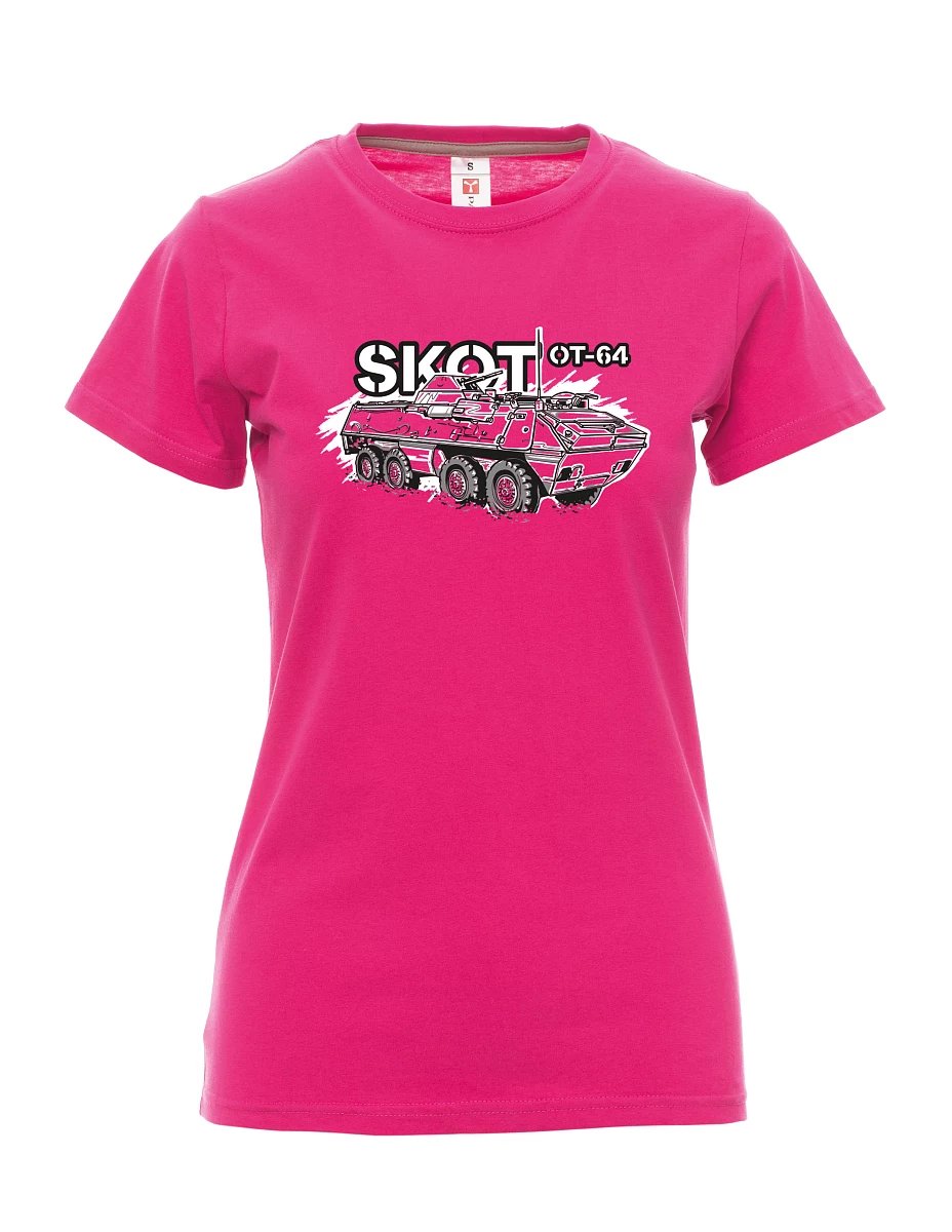 Rosa T-Shirt für Damen OT-64 "SKOT"