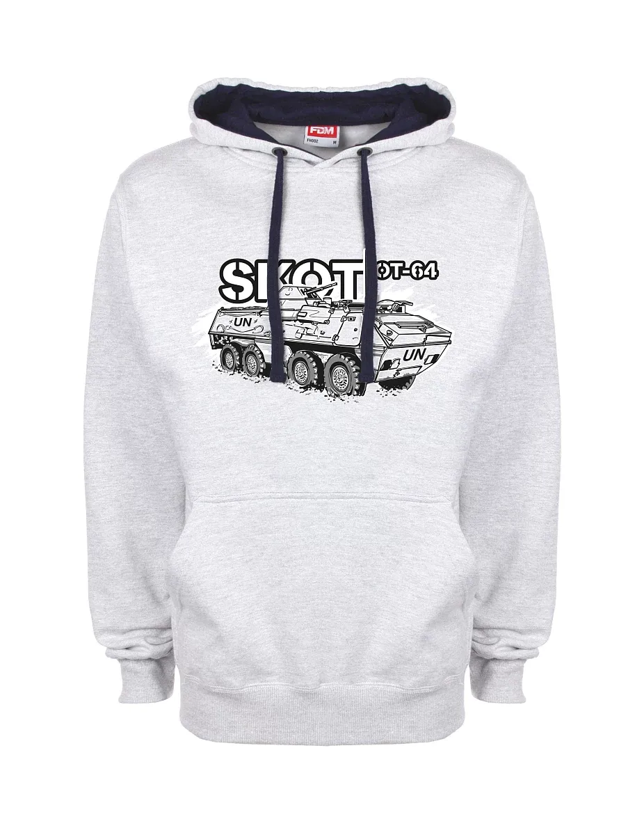 Blau-graues Sweatshirt OT-64 "SKOT"