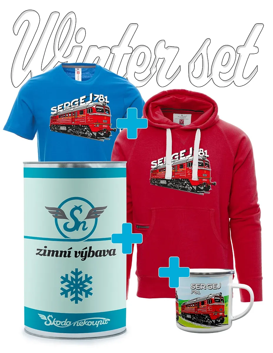 Geschenk Winter-Set Lokomotive 781 "Sergej" (M62)