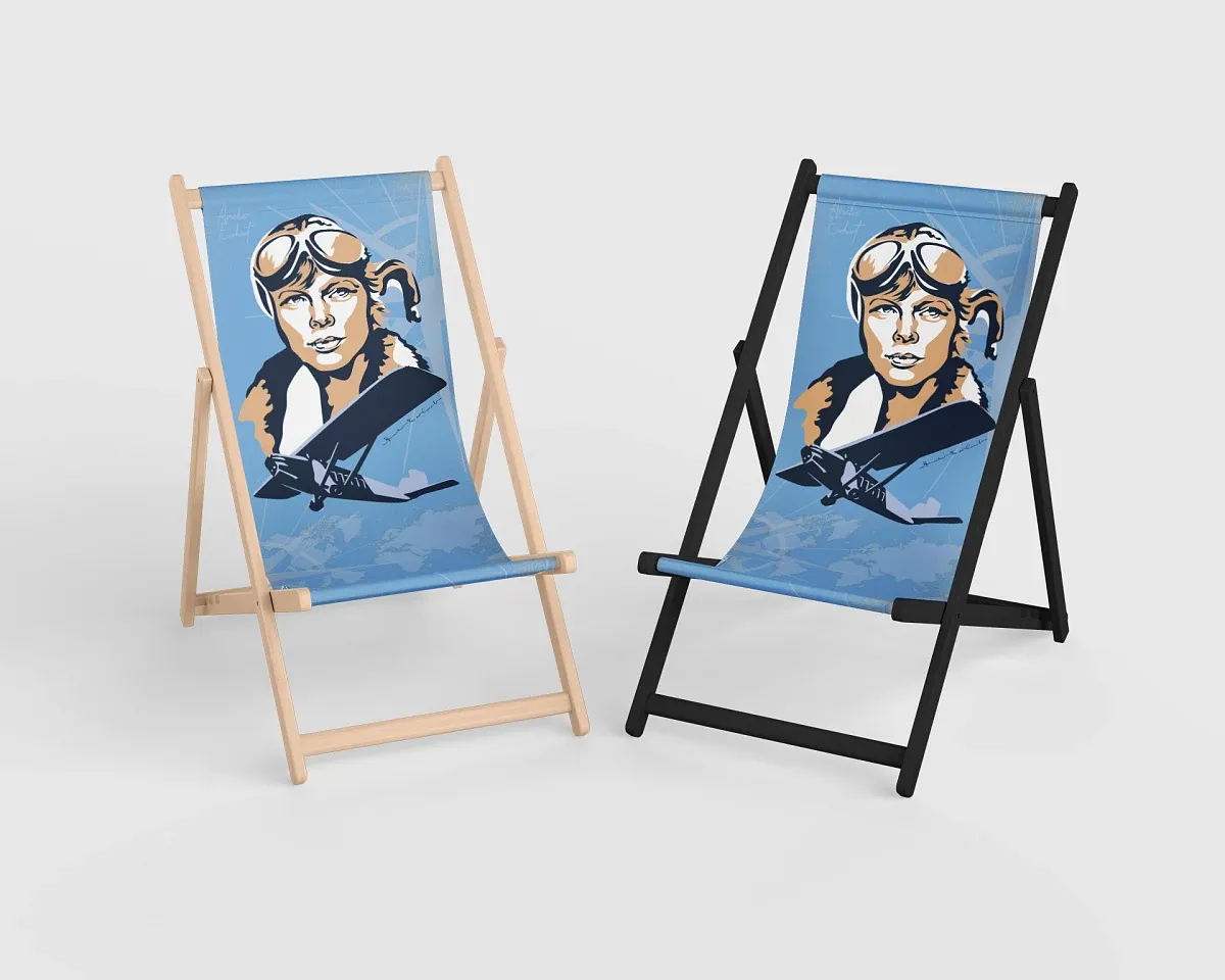 Liegestuhl Amelia Mary Earhart