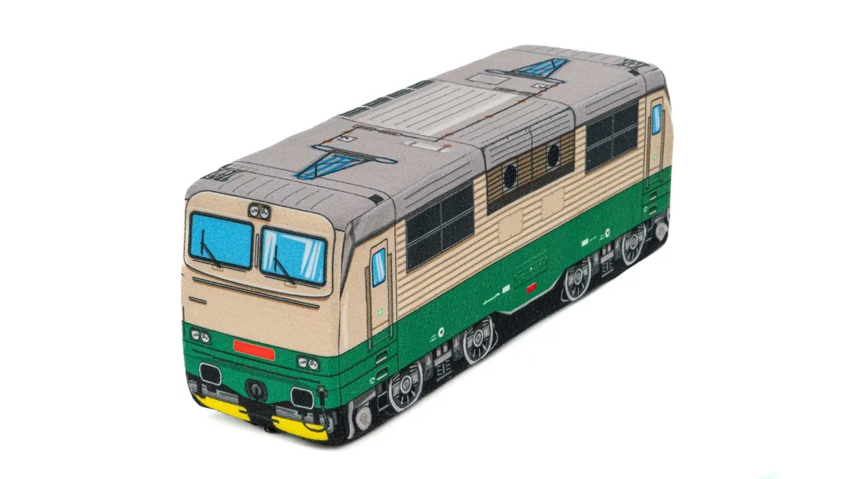Plüschkissen Elektrolokomotive 151 "Banane"