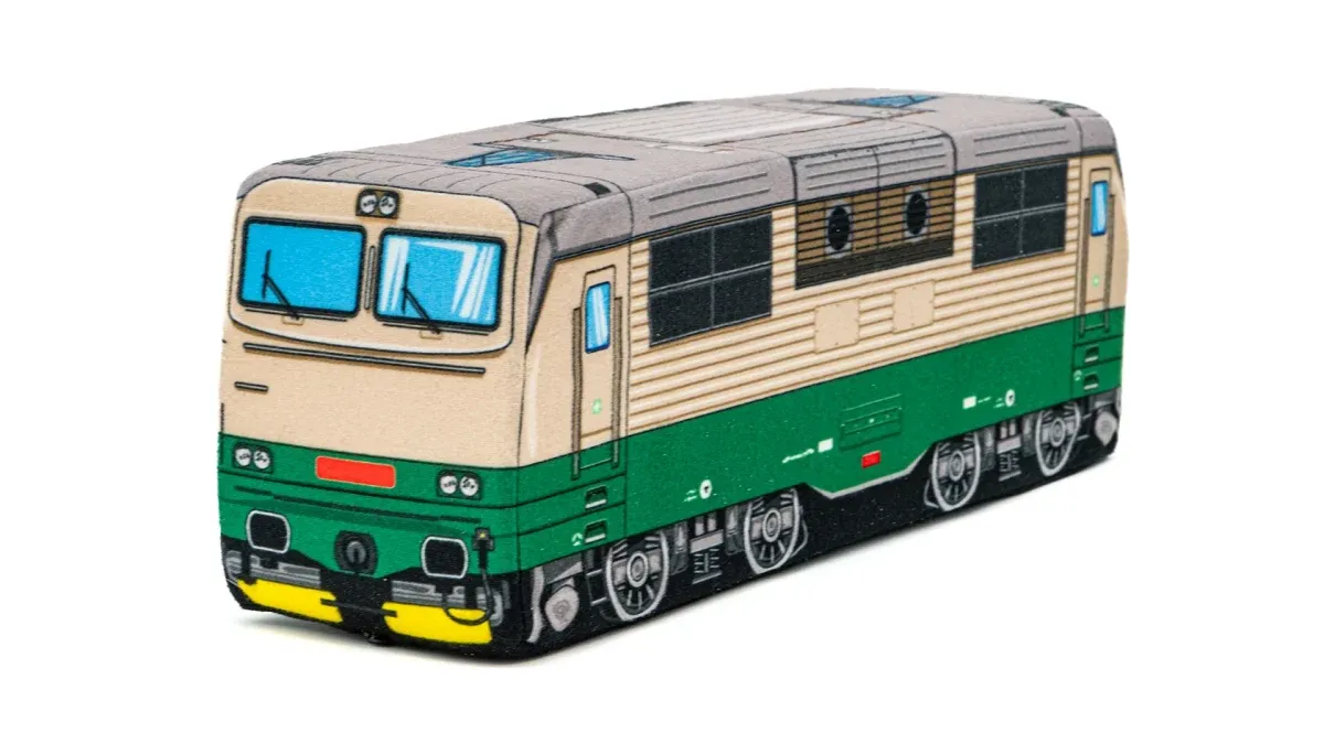 Plüschkissen Elektrolokomotive 151 "Banane"