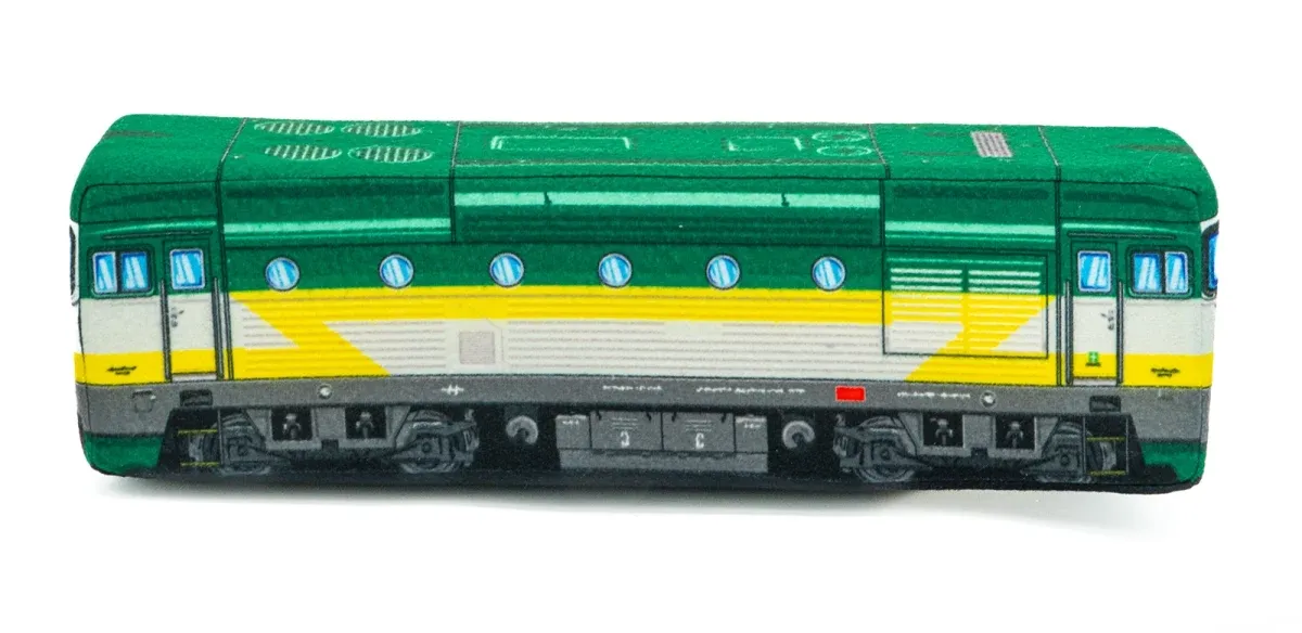 Plüschkissen Lokomotive 750 - „Brille“