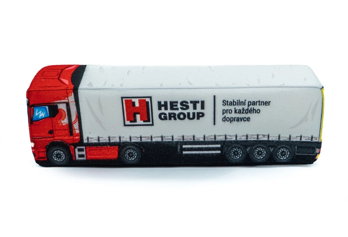 Plüschkissen TGX-LKW + individuelles Logo
