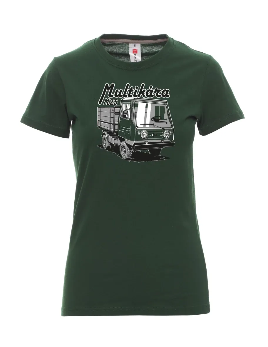 Dunkelgrün T-Shirt für Damen M25