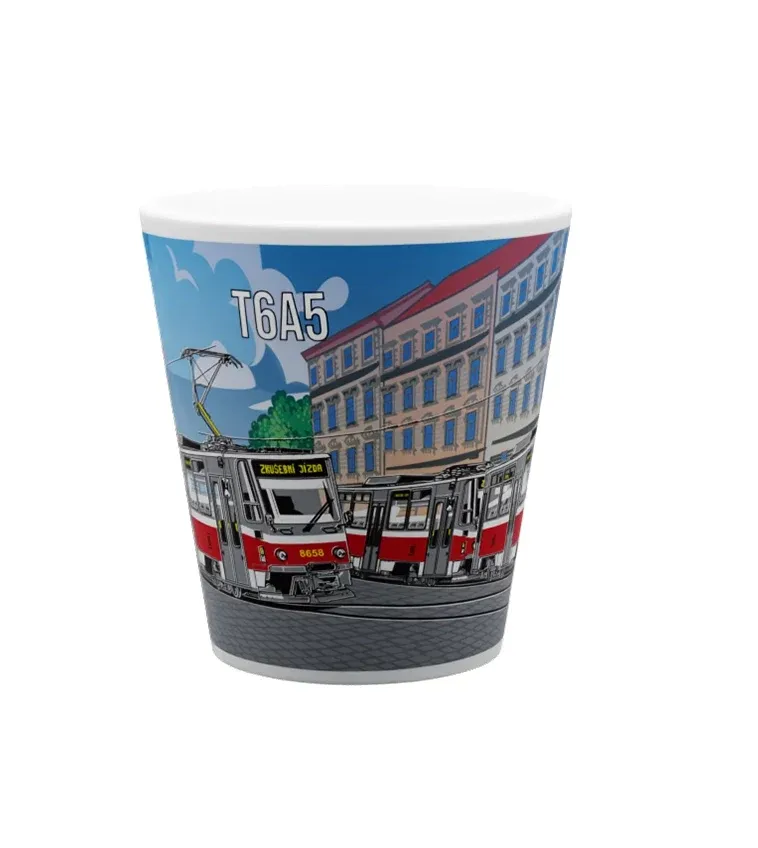 Keramikbecher Straßenbahn T6A5 300 ml