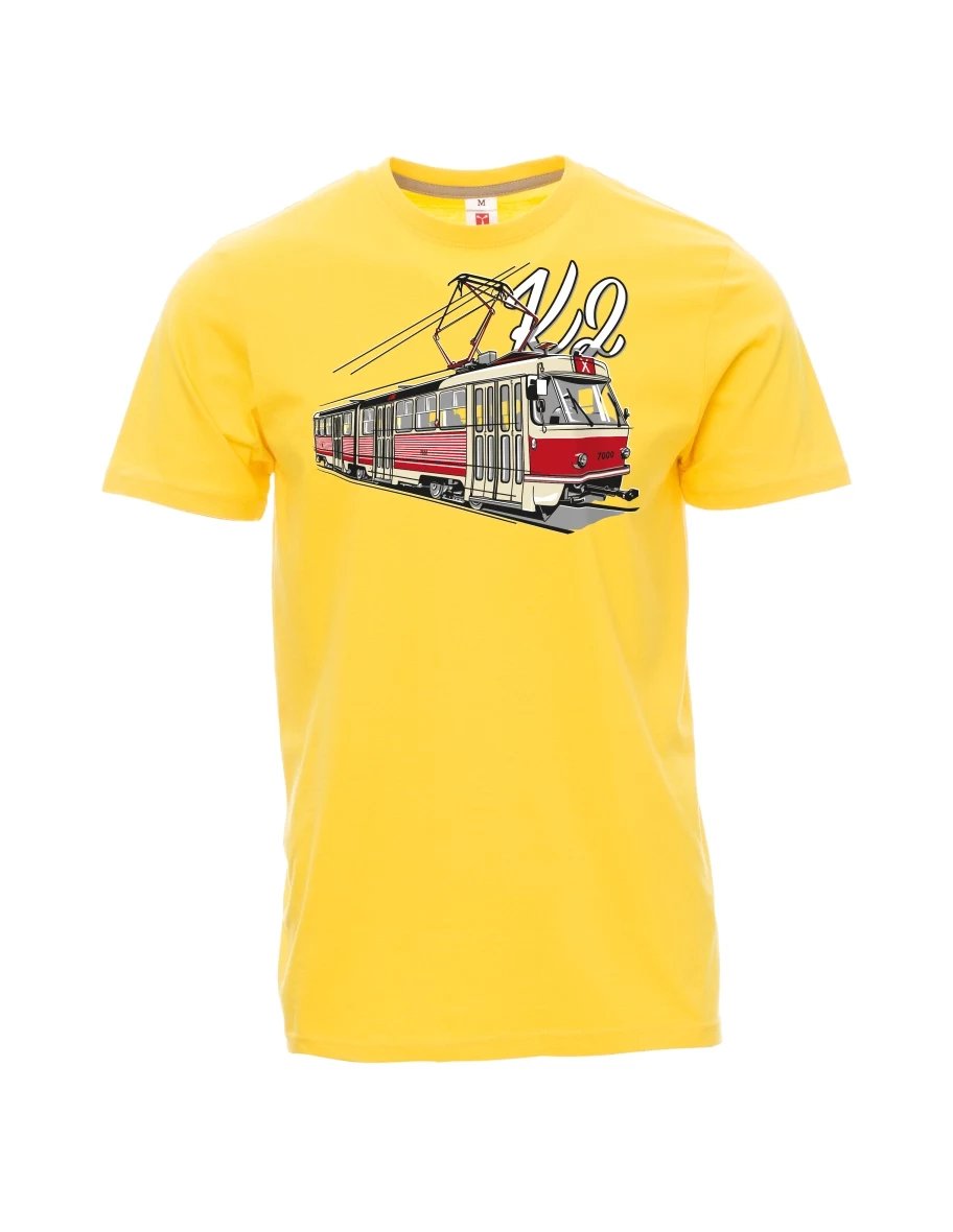 Gelbes T-Shirt für Männer  148 Militärkran