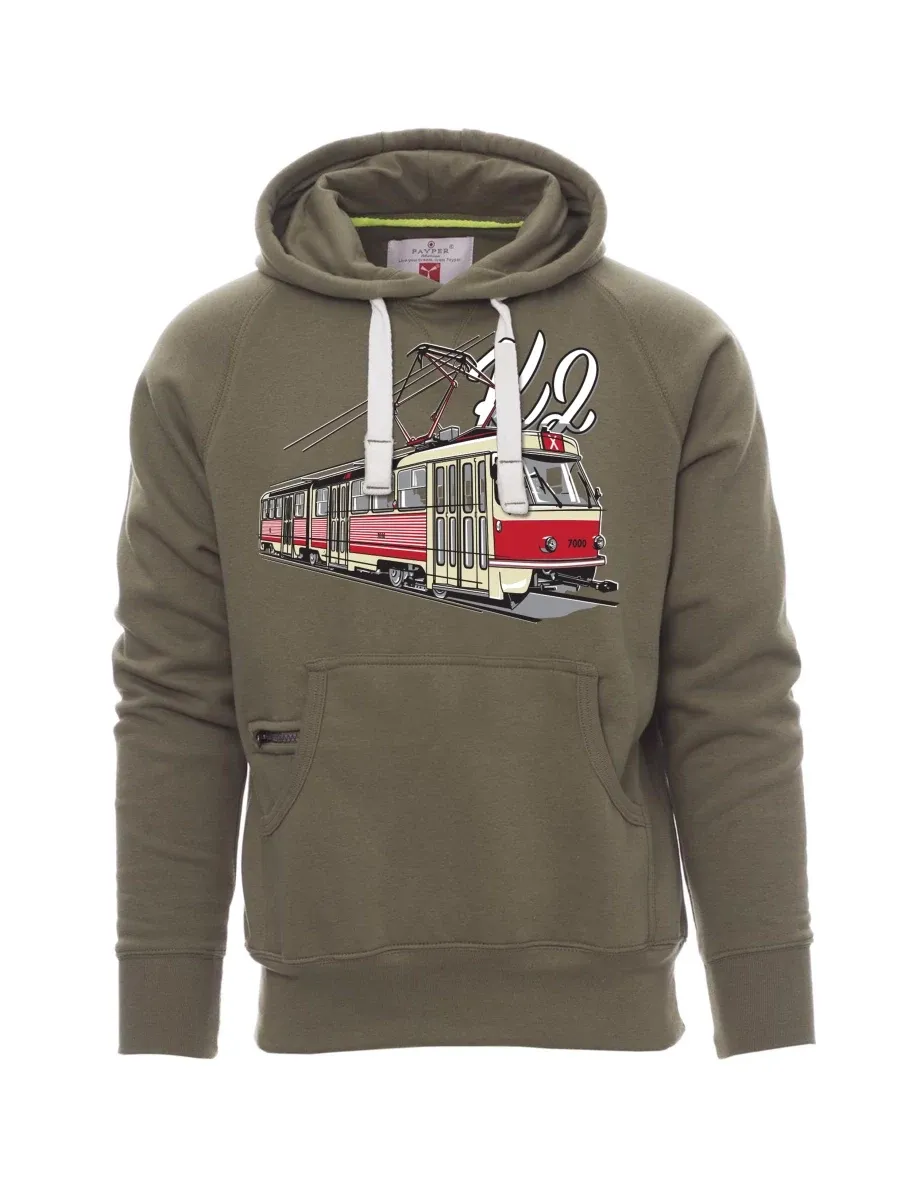 Khaki Sweatshirt für Männer Straßenbahn K2