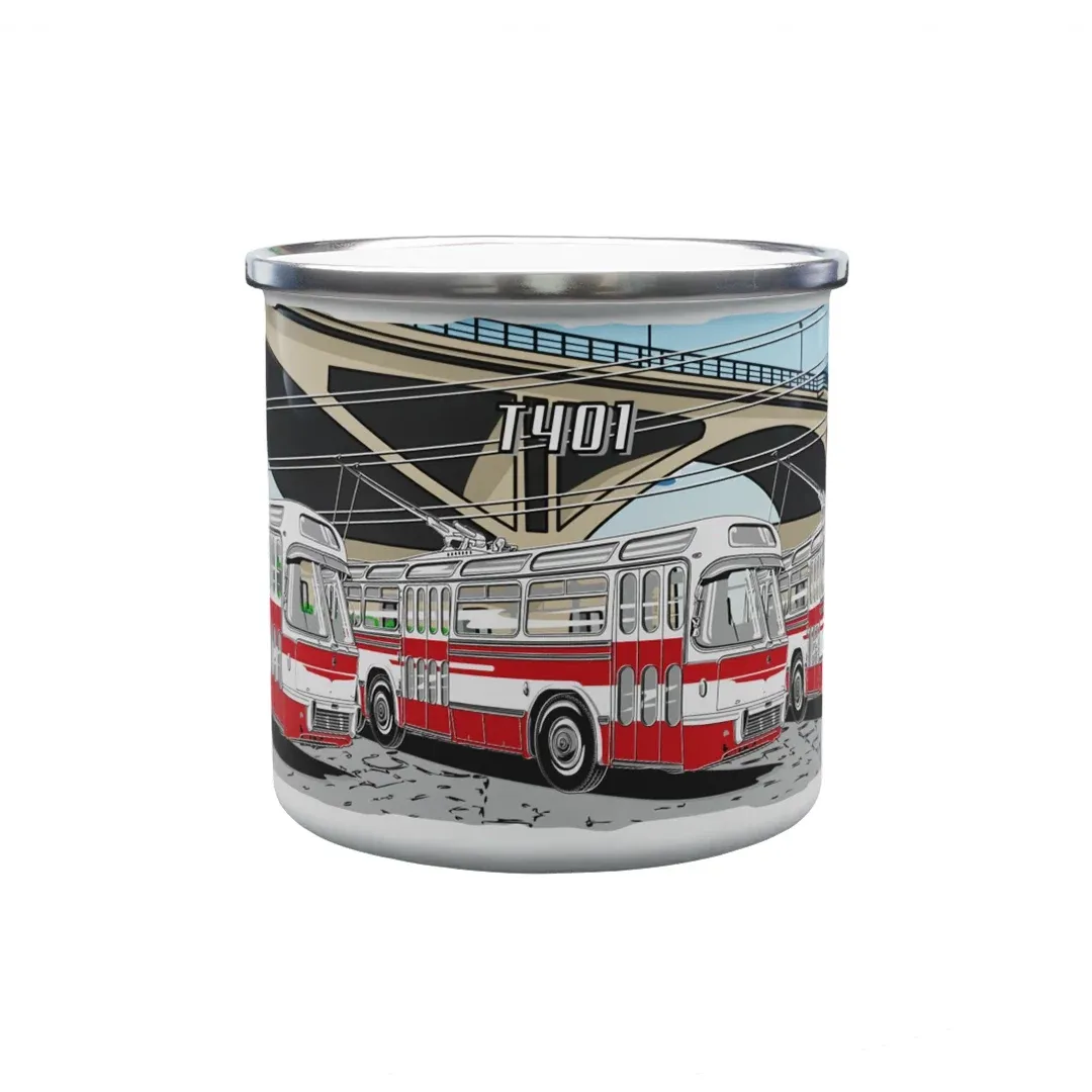 Emaille-Tasse Wagen  T401 330 ml