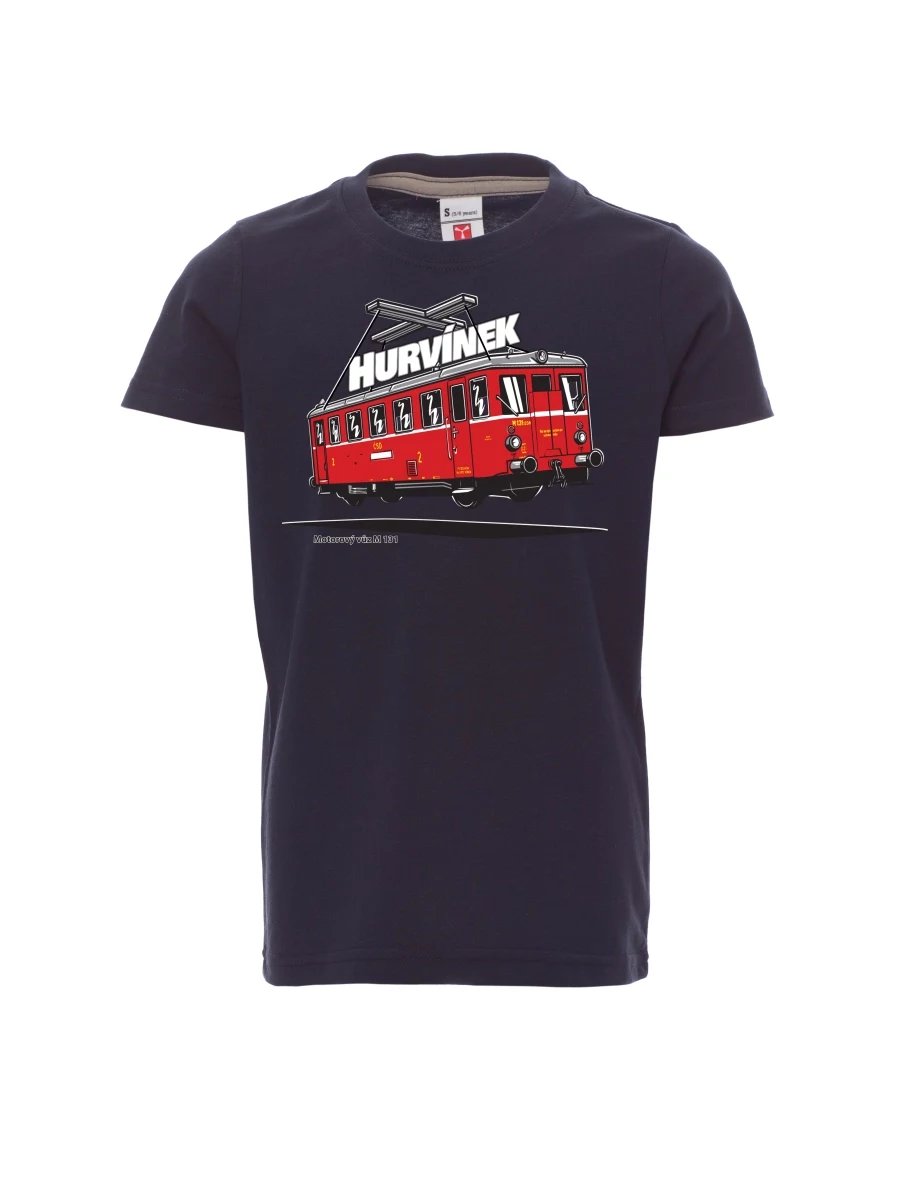 Navy Kinder T-Shirt Triebwagen M 131 „Hurvínek“