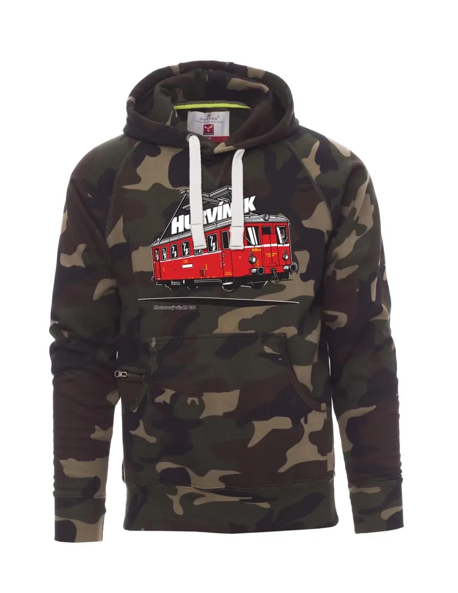 Tarnung Sweatshirt für Männer Triebwagen M 131 „Hurvínek“