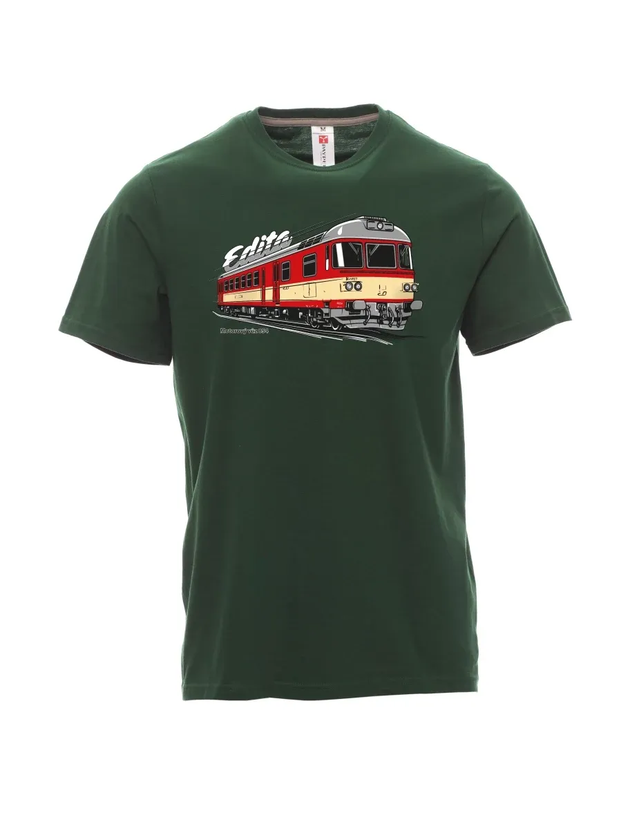 Dunkelgrün T-Shirt für Männer Triebwagen 854