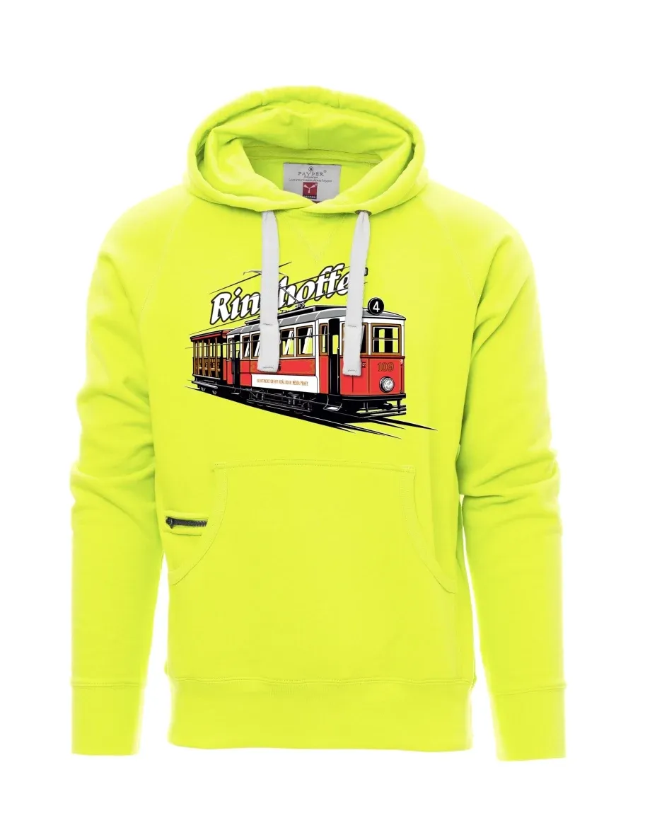 Fluoreszierendes Sweatshirt für Männer Straßenbahn Ringhoffer