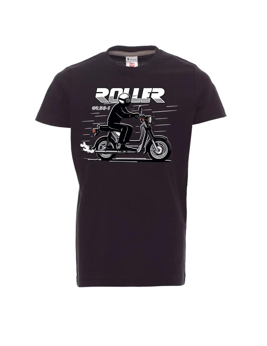 Schwarzes Kinder T-Shirt Motorroller SR 50/1 Roller