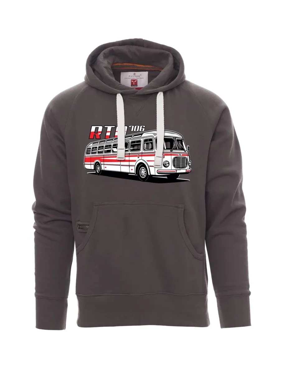 Graues Sweatshirt für Männer Autobus RTO 706