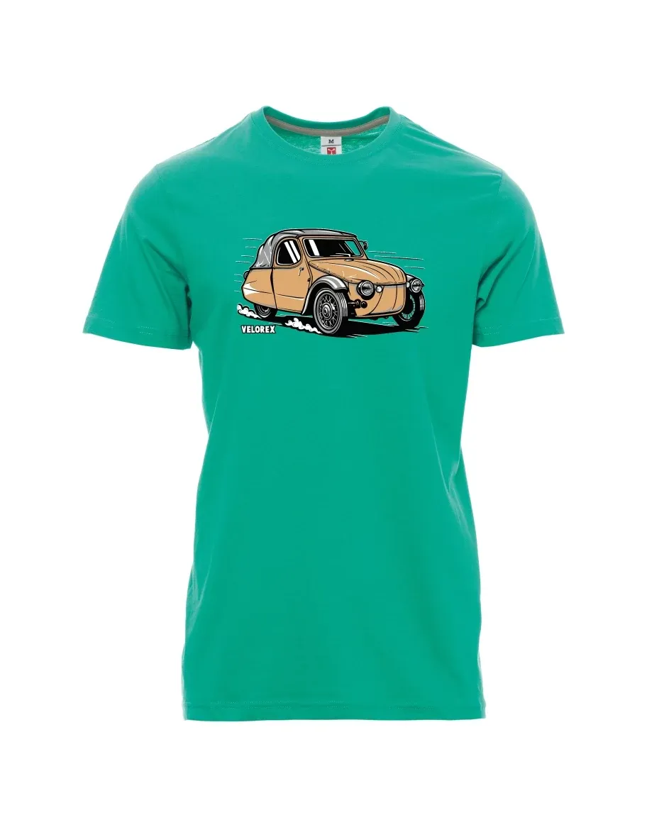 Smaragde T-Shirt für Männer Automobil Velorex