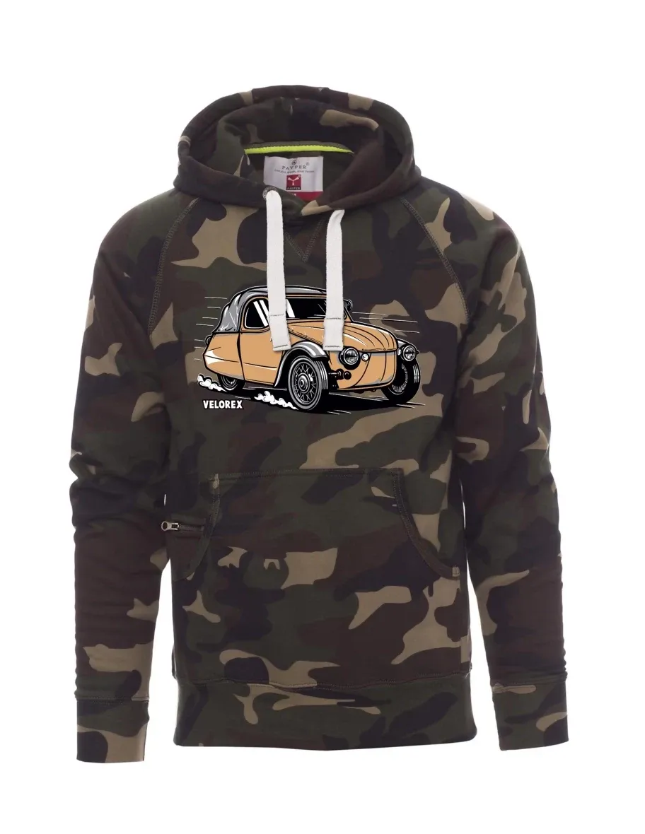 Tarnung Sweatshirt für Männer Automobil Velorex