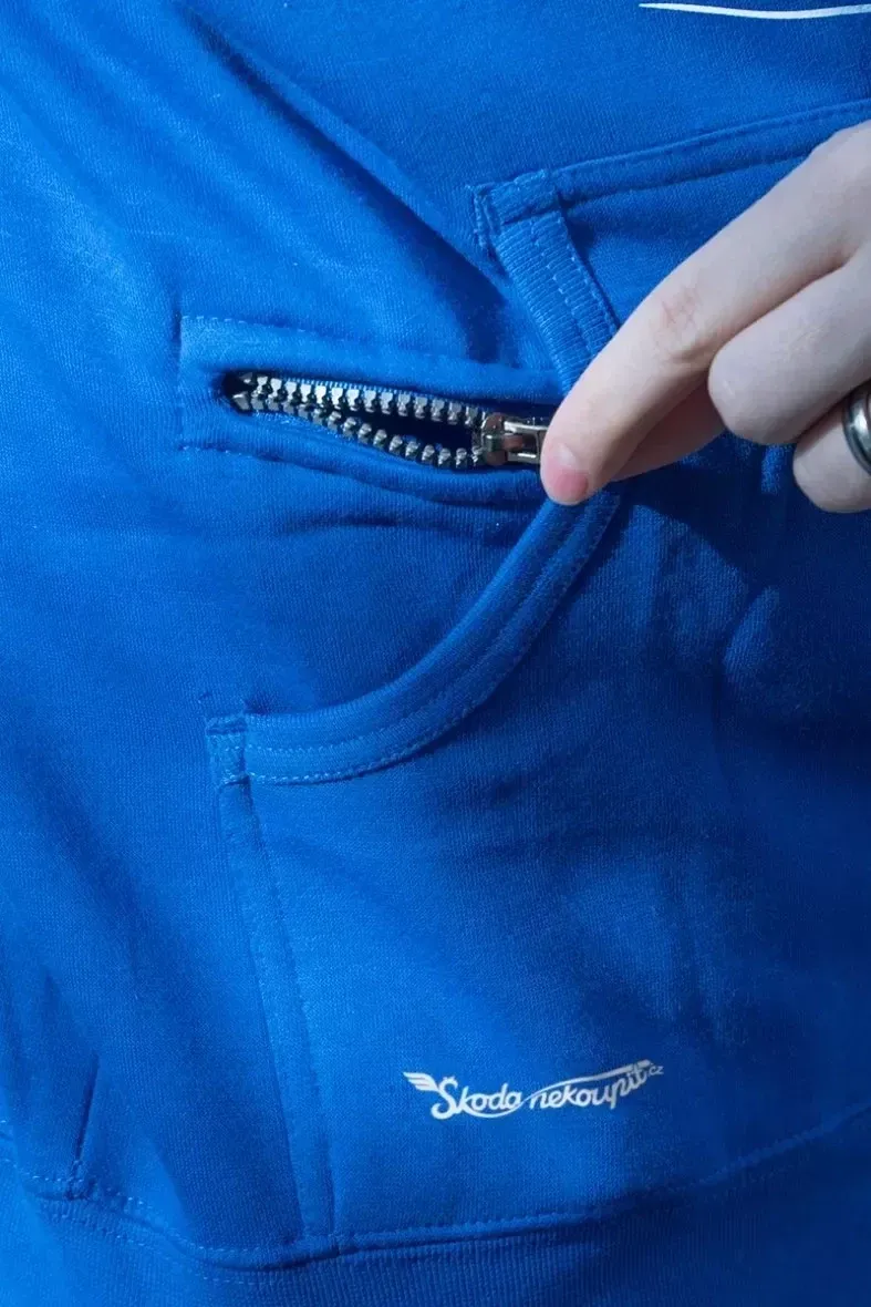 Tarnung blaues Sweatshirt für Männer Automobil Wolga GAZ 24 VB