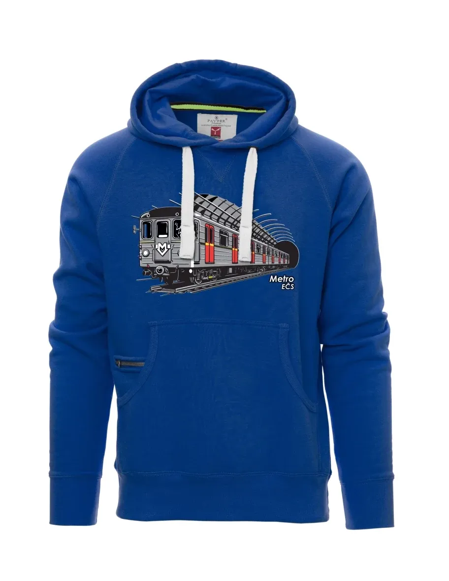 Blaues Sweatshirt für Männer U-Bahn EČS