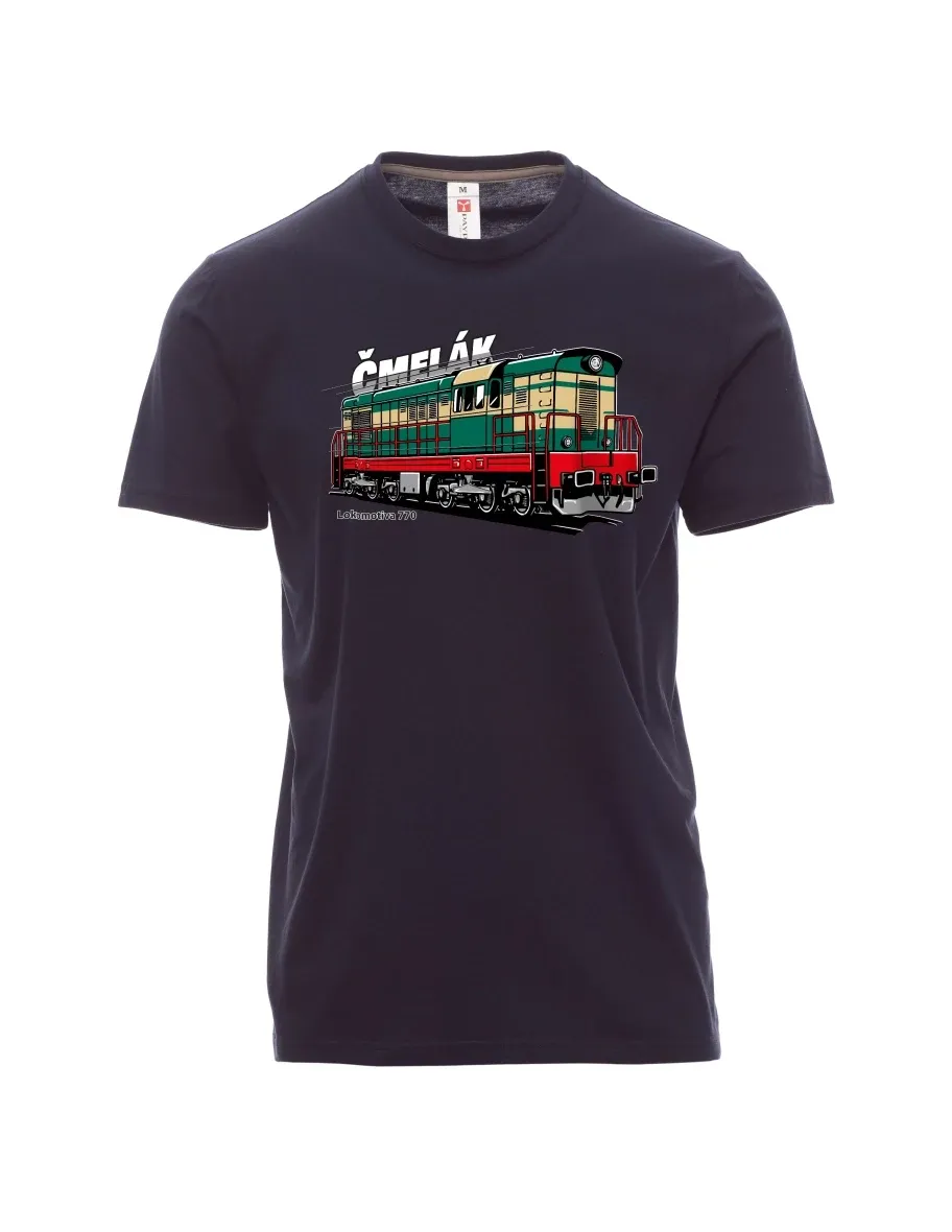 Marine T-Shirt für Männer Lokomotive 770 „Čmelák“