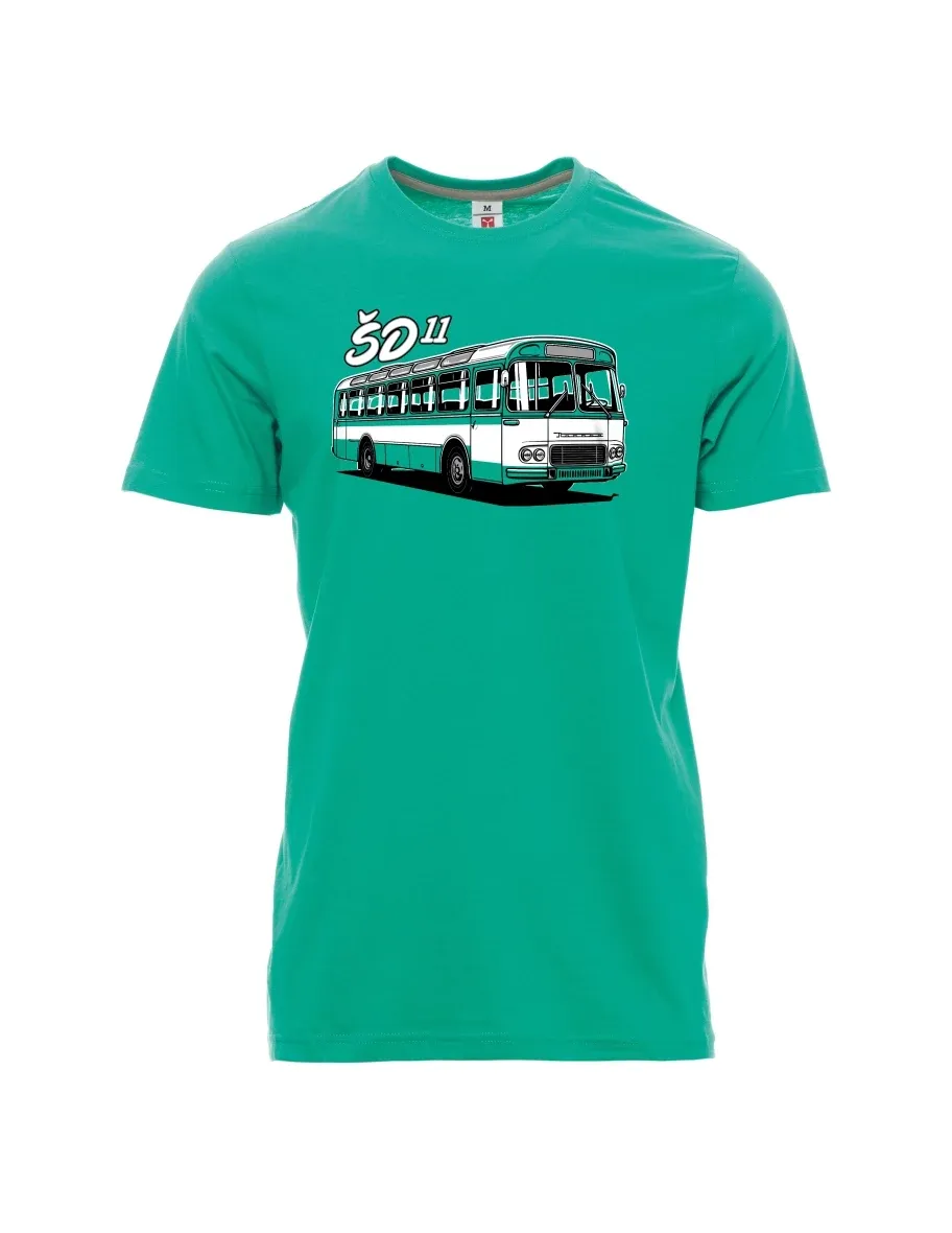 Smaragde T-Shirt für Männer Autobus ŠD 11