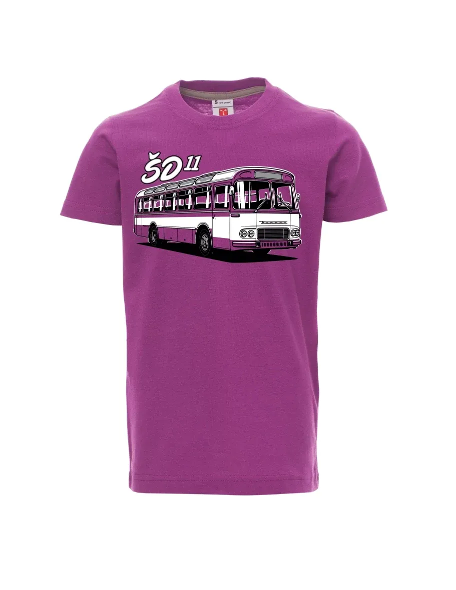 Violett Kinder T-Shirt Autobus ŠD 11