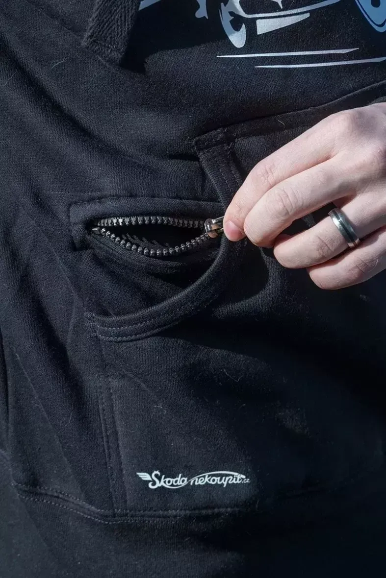 Graues Sweatshirt für Männer Autobus ŠD 11