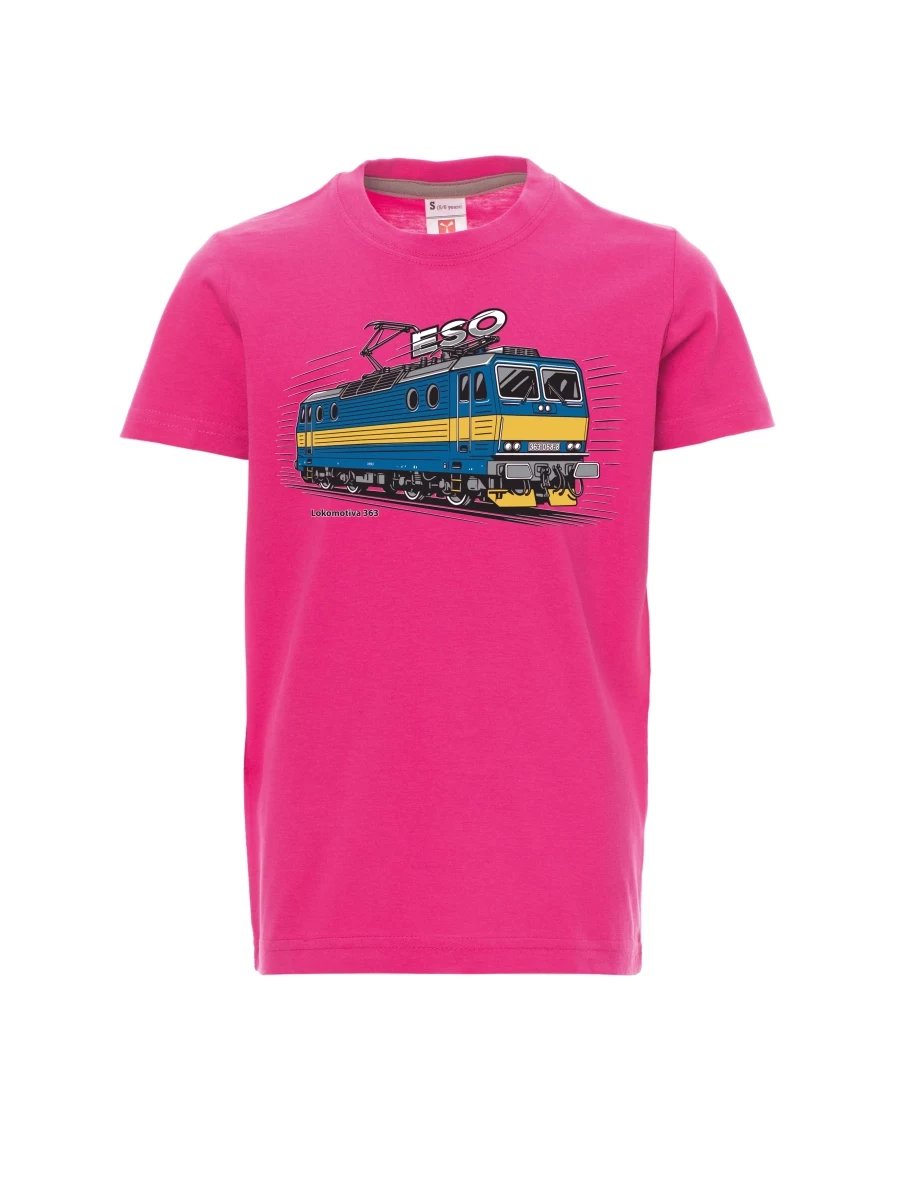 Rosa Kinder T-Shirt Lokomotive 363 „ESO“