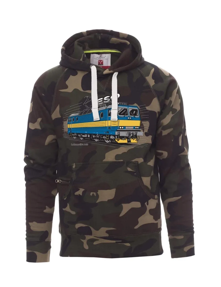 Tarnung Sweatshirt für Männer Lokomotive 363 „ESO“