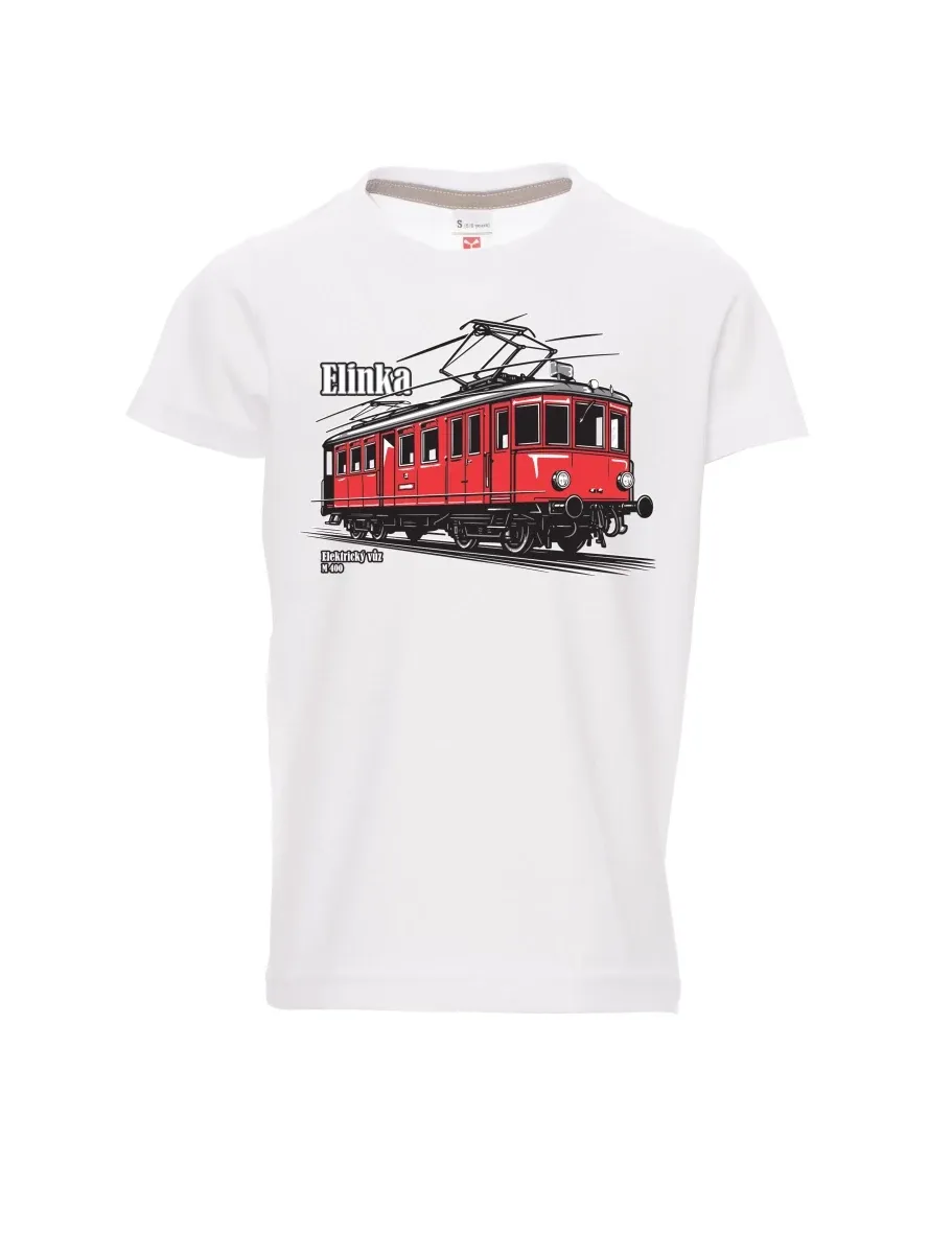 Weißes Kinder T-Shirt Elektrotriebwagen M 400 „Elinka“