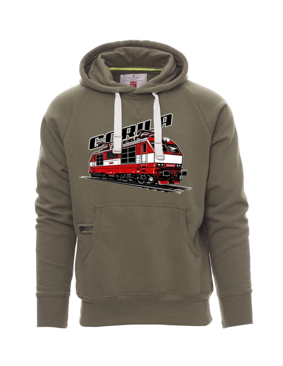 Khaki Sweatshirt für Männer Lokomotive 350 „Gorila“