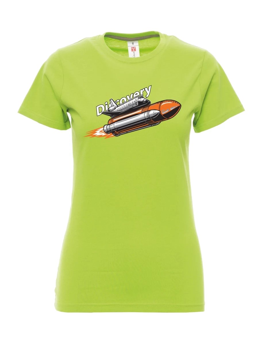 Limone T-Shirt für Damen Raumfähre Discovery