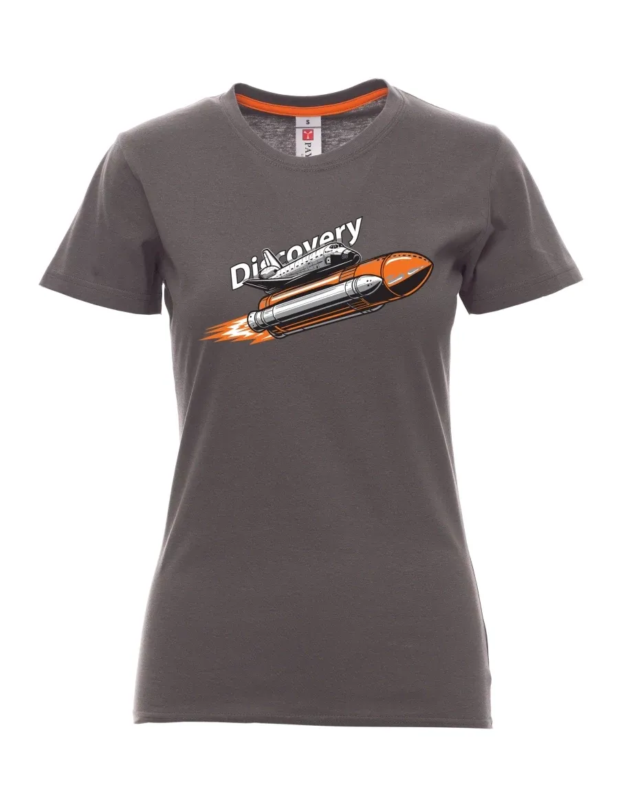 Rauch T-Shirt für Damen Raumfähre Discovery