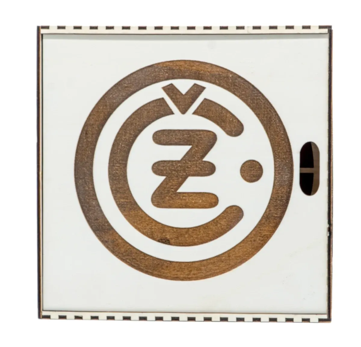 Geschenkbox für Holzuhr Logo ČZ 20 cm