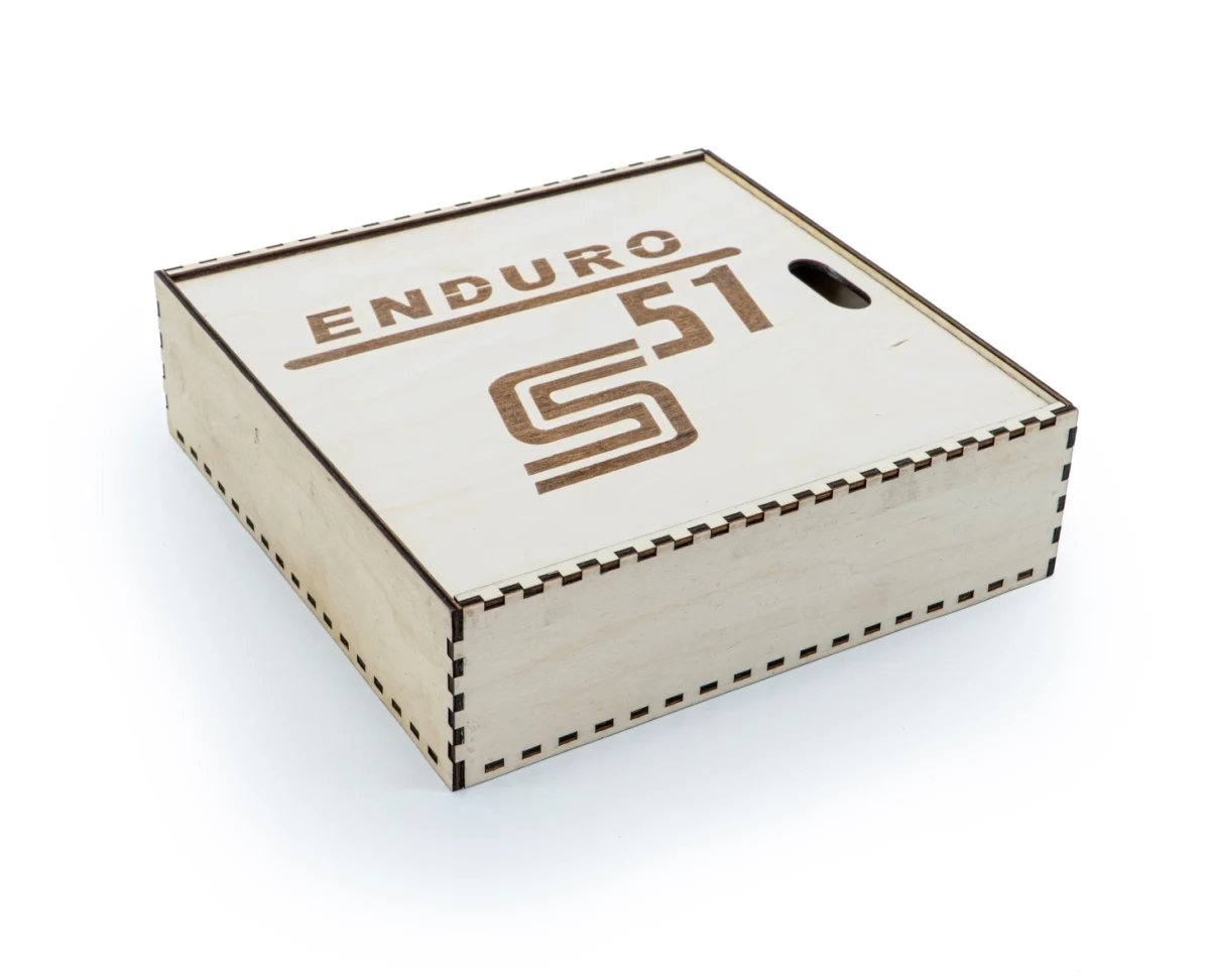 Geschenkbox für Holzuhr ENDURO S51 20 cm
