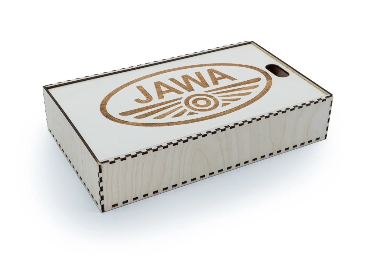 Geschenkverpackung für Holzuhr Jawa 20 cm