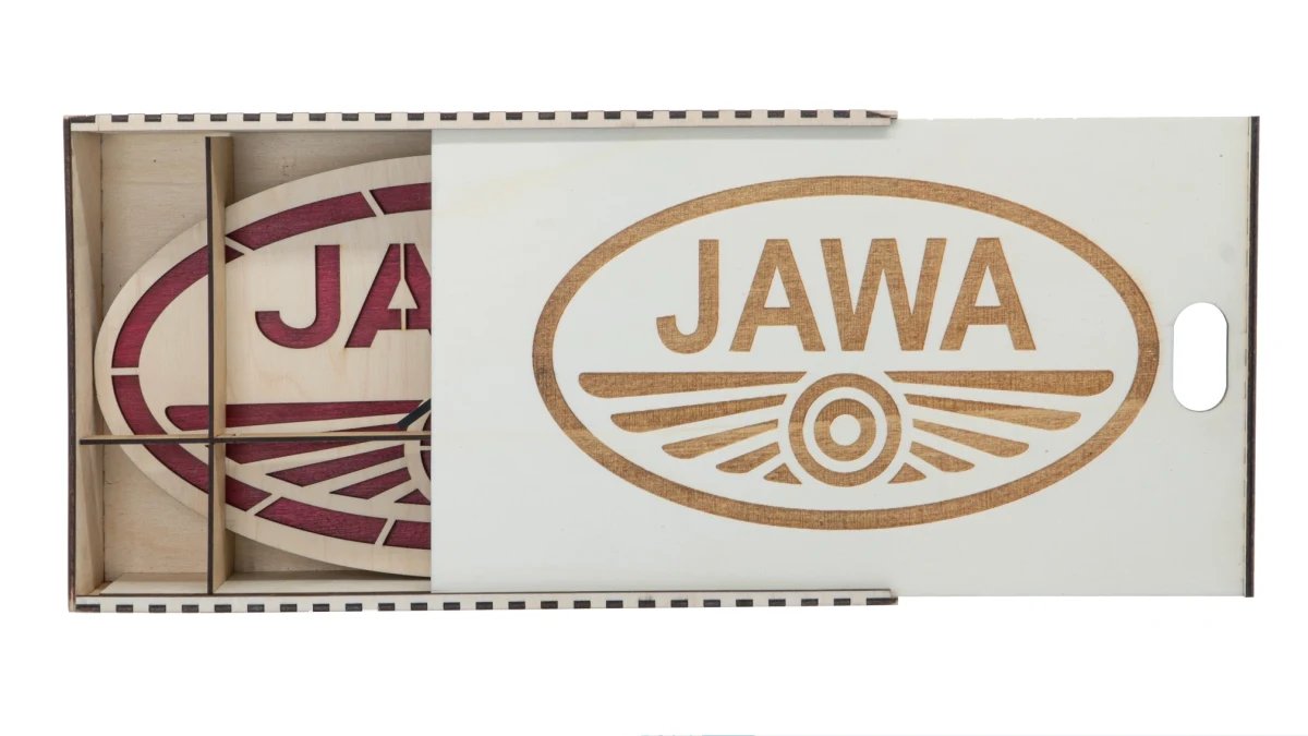 Geschenkverpackung für Holzuhr Jawa 20 cm