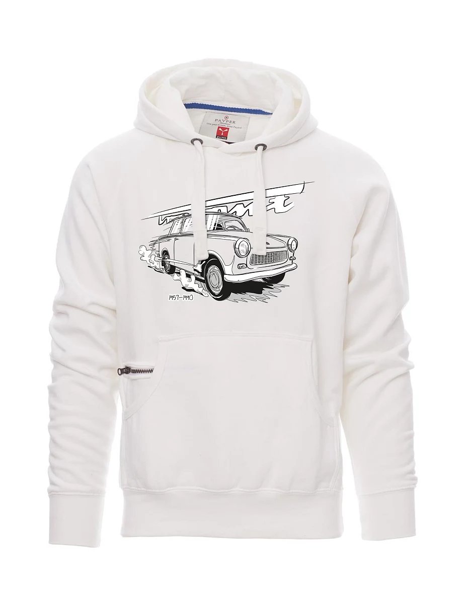 Weißes Sweatshirt für Männer Trabi 601